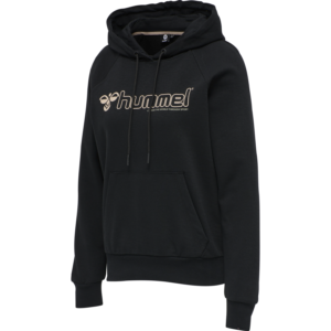 hummel - hmlNONI HOODIE - BLACK/HUMUS