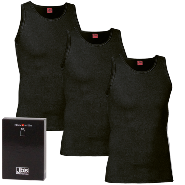 JBS 3-Pack Black & white undertrøjer