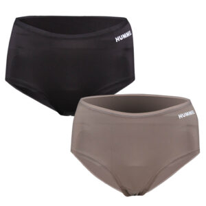 Hummel Smooth Hipster 2-pack Sort/Brun