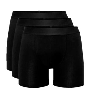 Resteröds Boxer Brief Bamboo 3-Pack Long Leg Sort