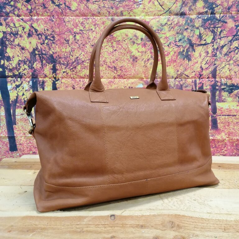 Bon Gout Travel Bag Columbia Cognac