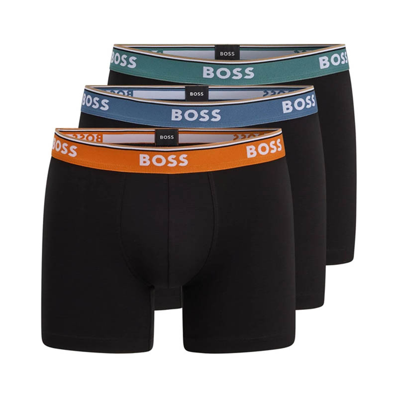 BOSS Power Boxerbreif 3-pack Sort