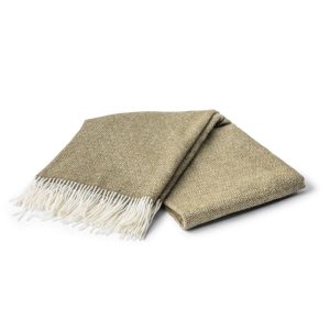 Kosta Linnewäfveri Merinould Plaid tæppe Grøn