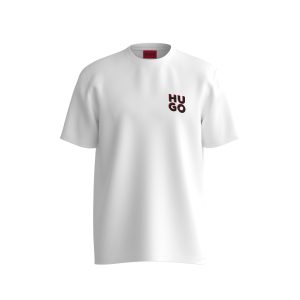 HUGO 2 Pack Casual Soft T-Shirt hvid