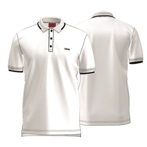 Hugo Polo t-shirt med logo Hvid