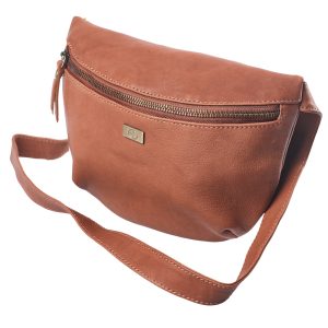 Bon Goût BUM BAG COLUMBIA WAX D.COGNAC brun