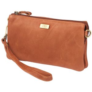 Bon Goût CLUTCH VENICE COGNAC brun