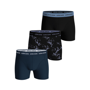 Björn Borg 3-Pack boxershorts blå/sort