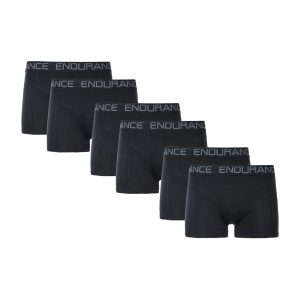 Endurance Boxershorts Sort 6 Pack