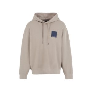 Armani Exchange Hoodie med logo grå